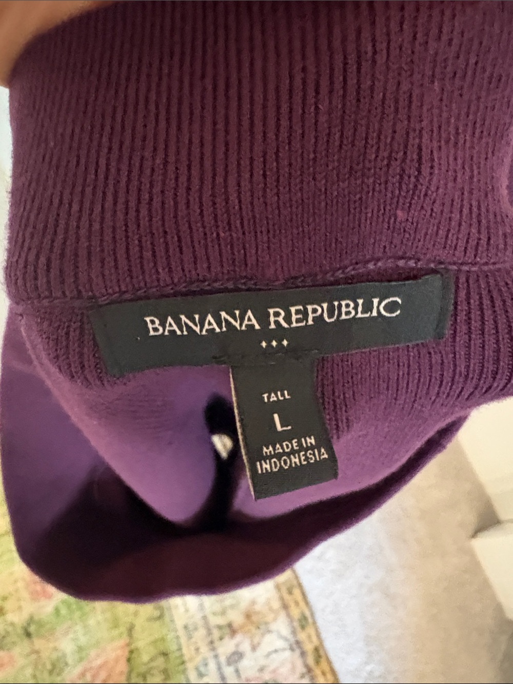 Banana Republic Plum Ribbed Midi Skirt
